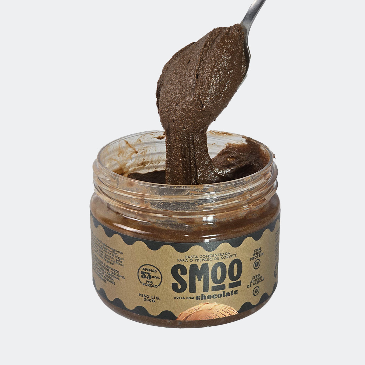 PREPARO DE SORVETE SABOR AVELÃ COM CHOCOLATE - SMOO - Imagem 2