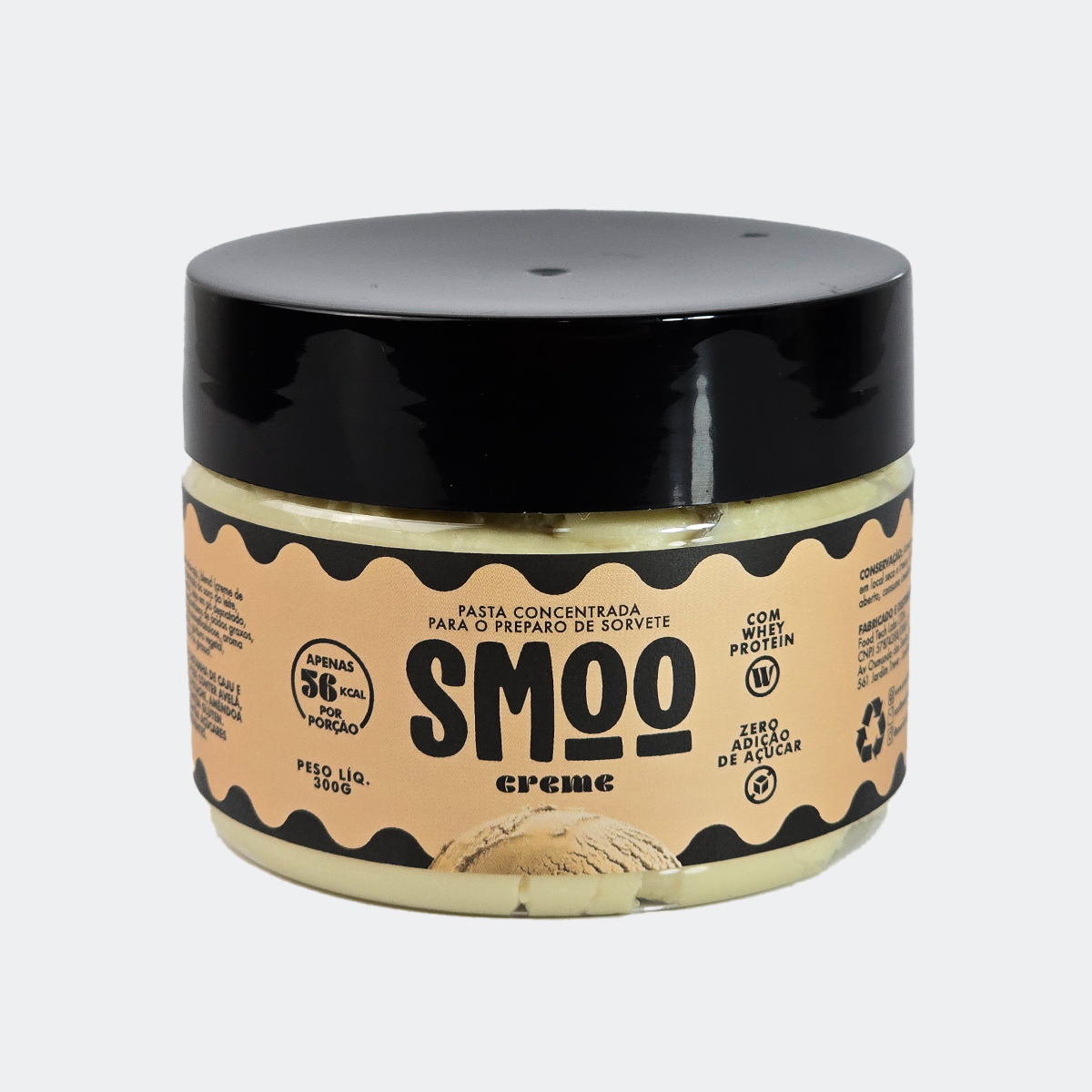 PREPARO DE SORVETE SABOR CREME - SMOO